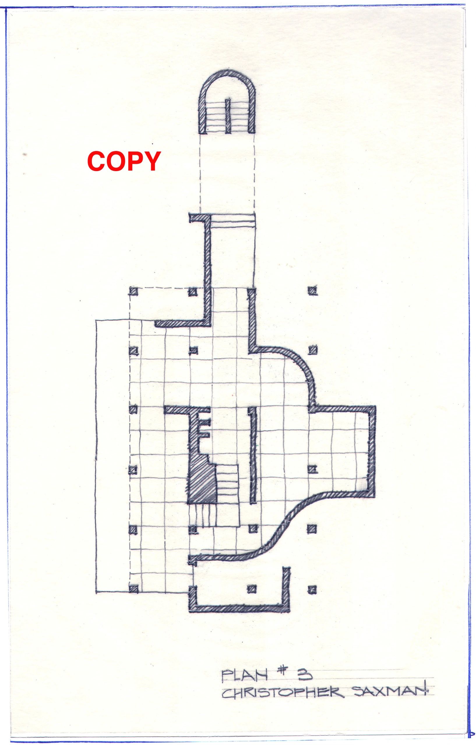 Architectural plan sketch Plan _3R